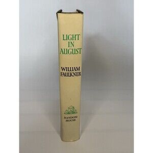 Light In August William Faulkner - Vintage Hardcover – 1959 Copyright Renewal